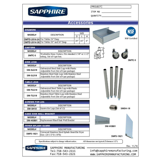 Spec Sheet