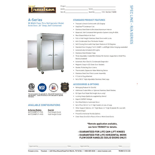 Spec Sheet