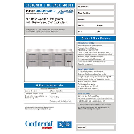 Spec Sheet