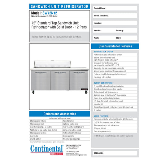 Spec Sheet