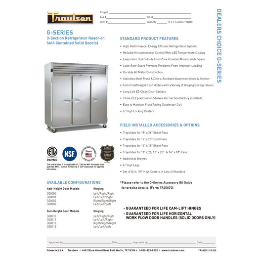 Spec Sheet