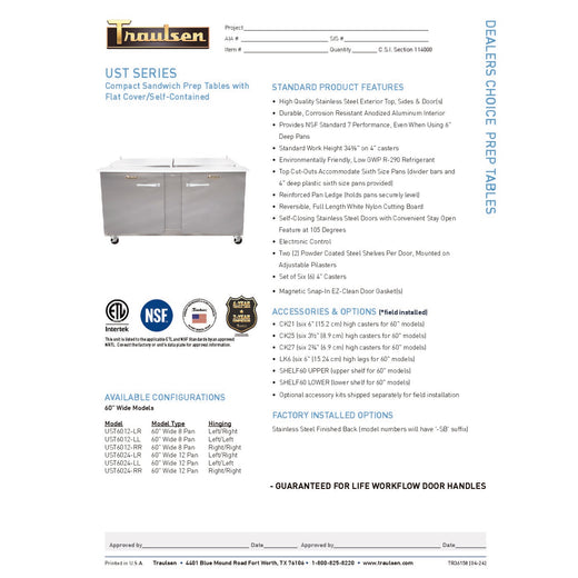 Spec Sheet
