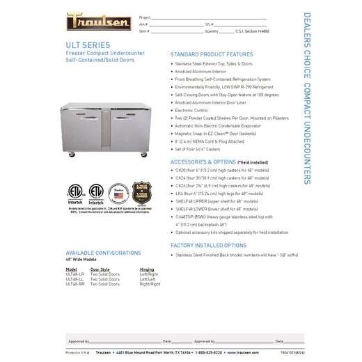 Spec Sheet