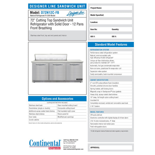 Spec Sheet