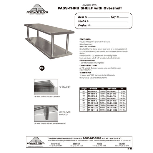 Spec Sheet