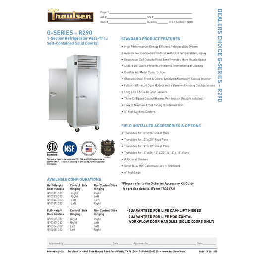 Spec Sheet