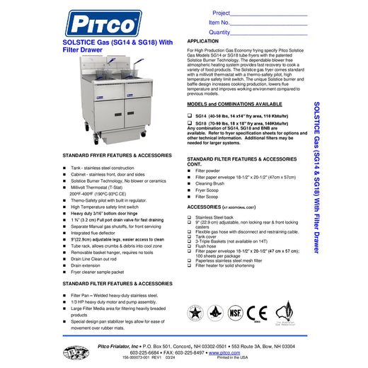 Spec Sheet