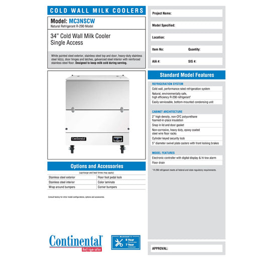 Spec Sheet