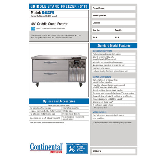 Spec Sheet