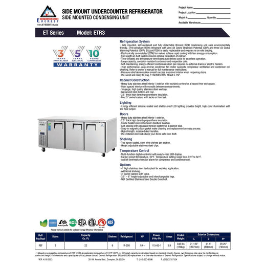 Spec Sheet