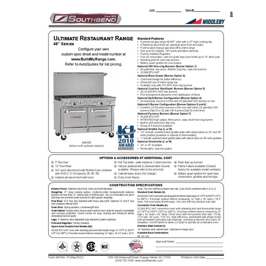 Spec Sheet