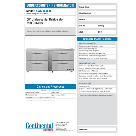 Spec Sheet