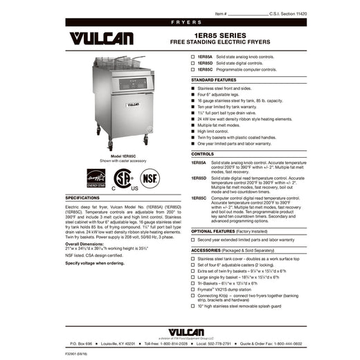Spec Sheet