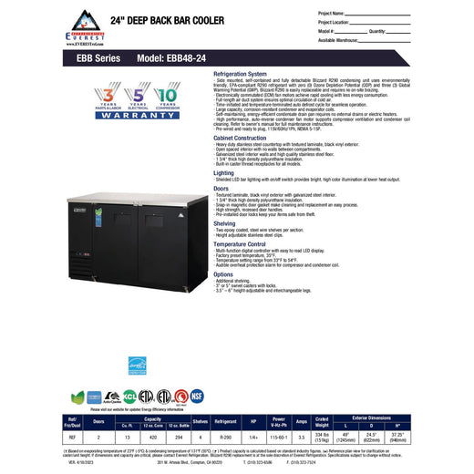 Spec Sheet