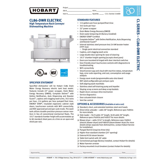 Spec Sheet