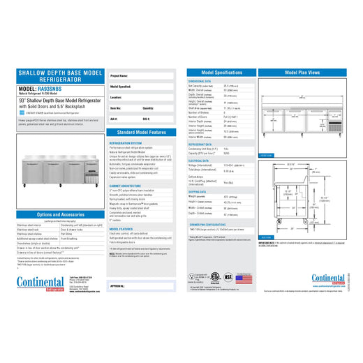 Spec Sheet