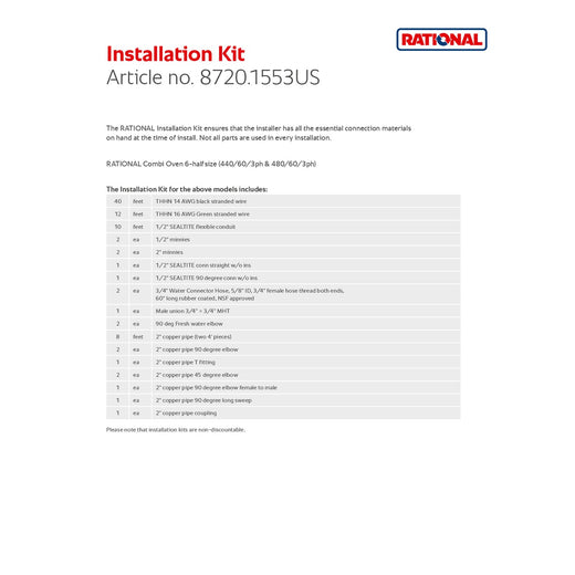 Installation Kit 1553