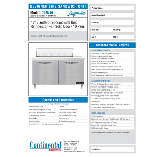 Spec Sheet