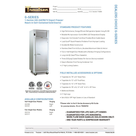 Spec Sheet