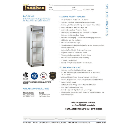Spec Sheet