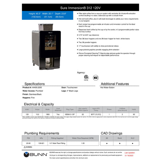 Spec Sheet