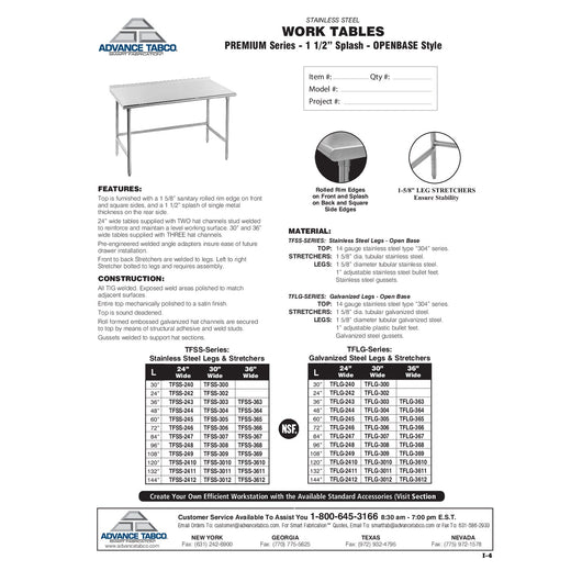 Spec Sheet