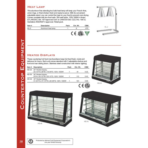 HL-2 Catalog Page
