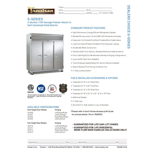 Spec Sheet