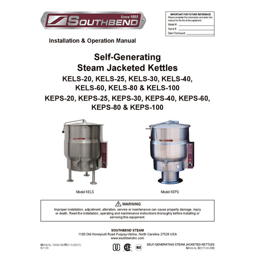 Installation & Operation Manual