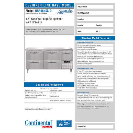 Spec Sheet
