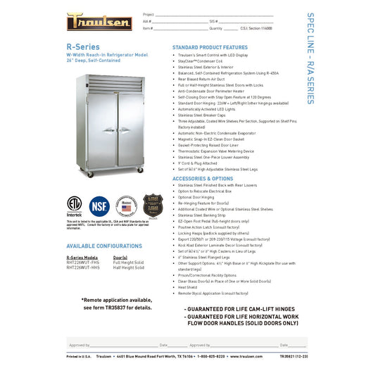 Spec Sheet