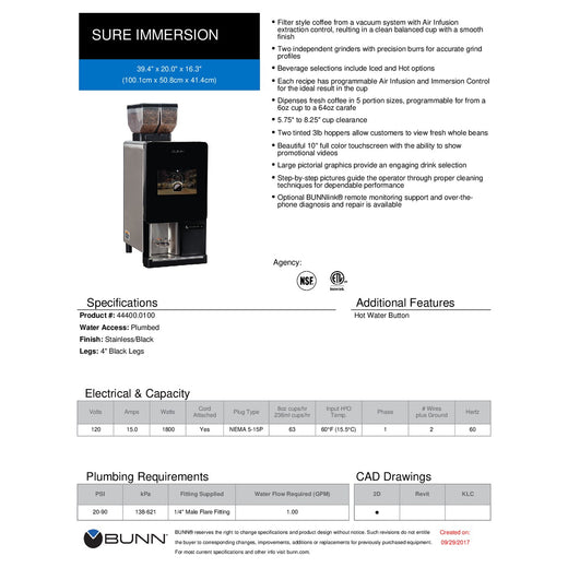 Spec Sheet