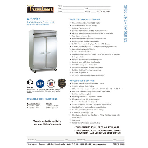 Spec Sheet