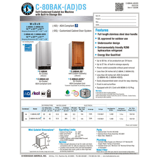 Spec Sheet