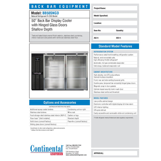 Spec Sheet