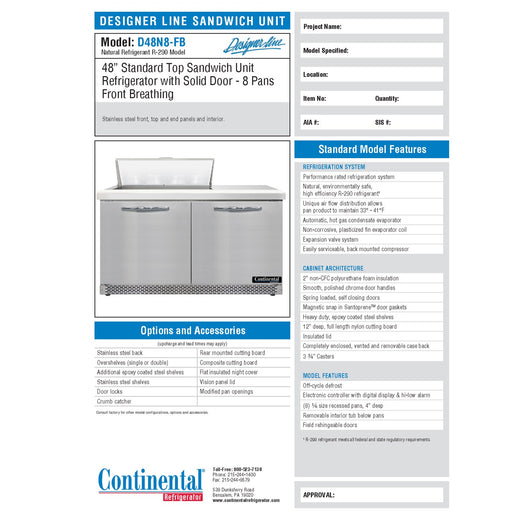 Spec Sheet
