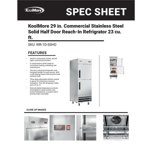 Spec Sheet