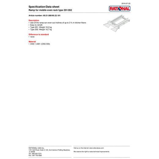 Spec Sheet