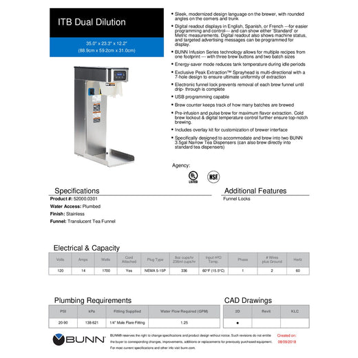 Spec Sheet