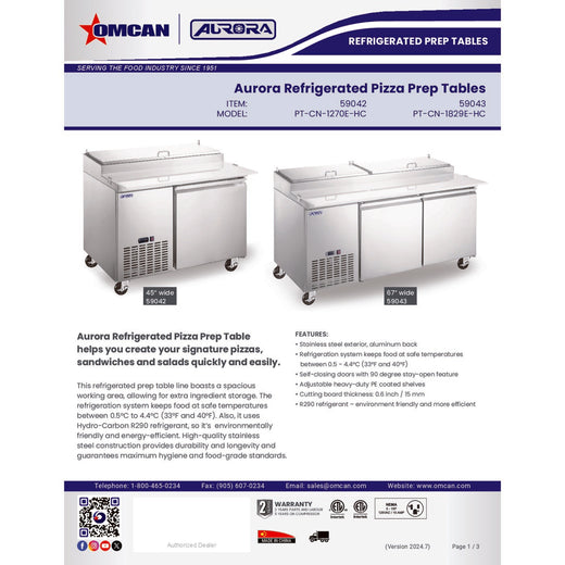 Spec Sheet