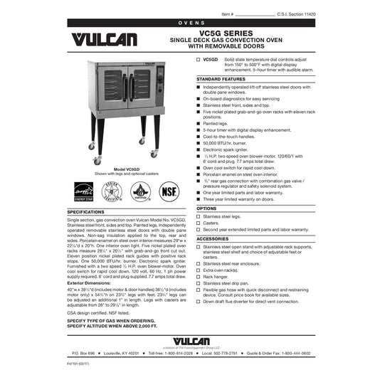 Spec Sheet