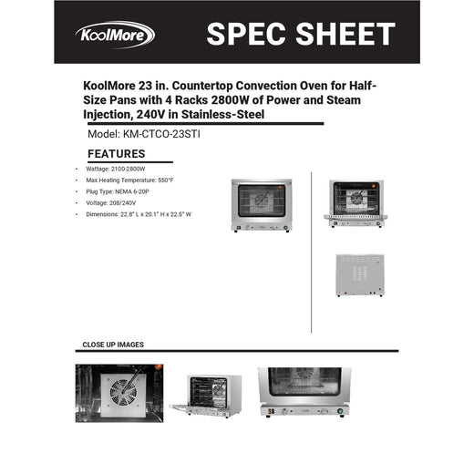 Spec Sheet
