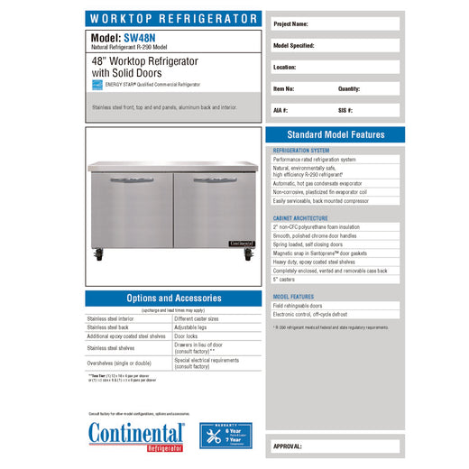 Spec Sheet