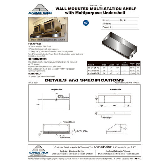 Spec Sheet