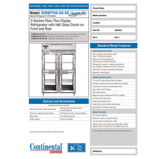 Spec Sheet