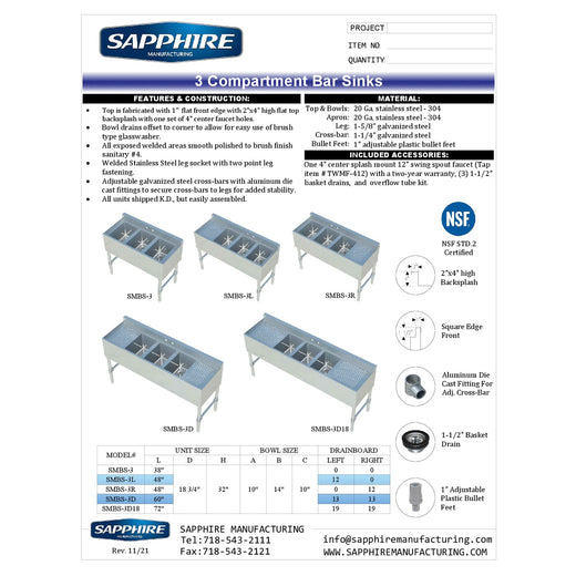 Spec Sheet