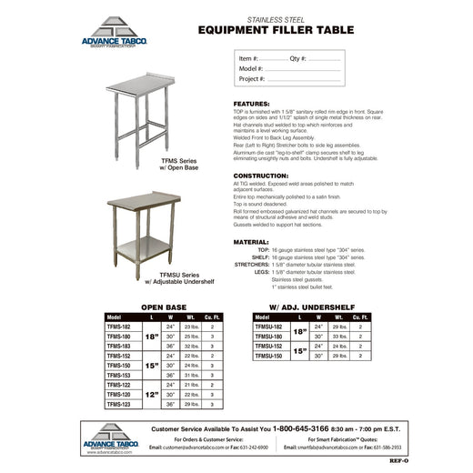 Spec Sheet