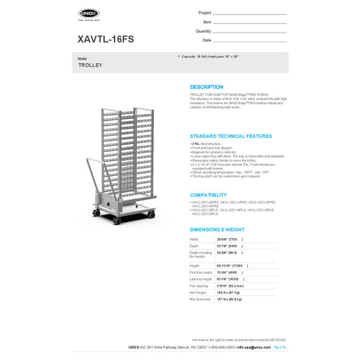 Spec Sheet