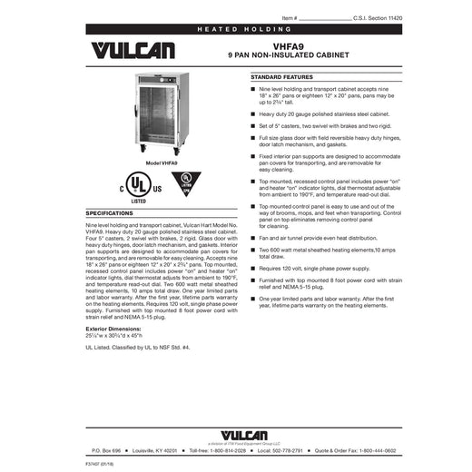 Spec Sheet