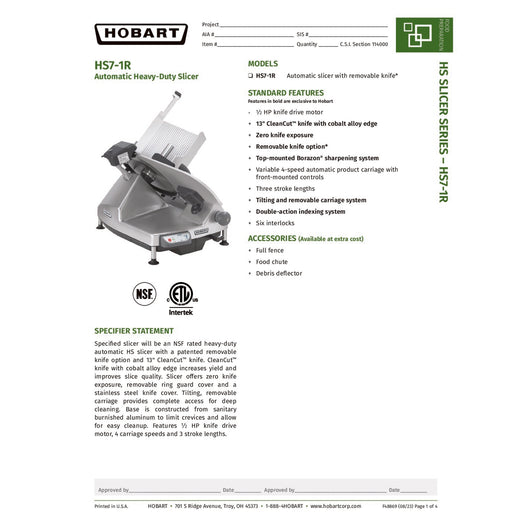 Spec Sheet